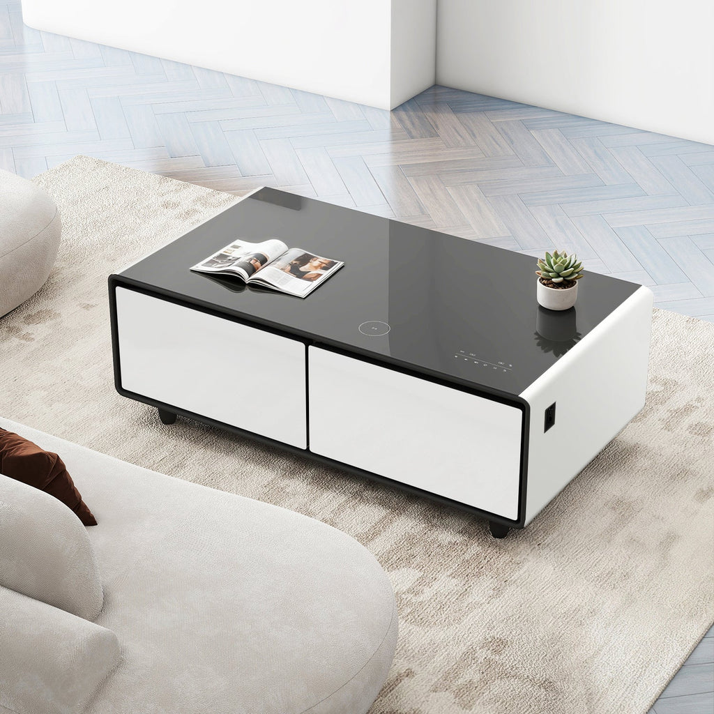 BASETAB LT135 Smart Coffee Table with Fridge & Speakers