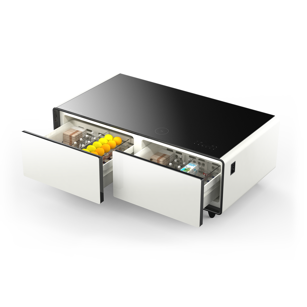 BASETAB LT135 Smart-Couchtisch mit Kühlschrank & Lautsprechern