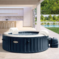Aufblasbarer Whirlpool Marineblau – 6 Plätze – inklusive Thermobdeckung