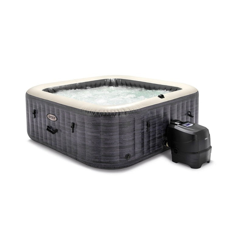 Aufblasbarer Whirlpool Schiefergrau - 4 Plätze - Inklusive Thermoabdeckung