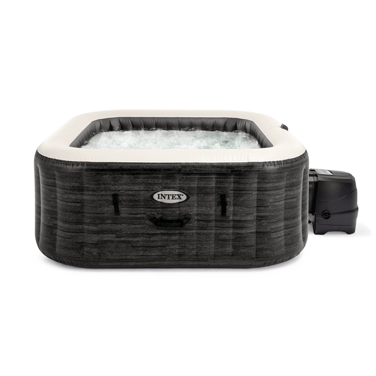 Aufblasbarer Whirlpool Schiefergrau - 4 Plätze - Inklusive Thermoabdeckung
